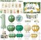 Wild One Birthday Decorations For Boys Jungle Theme Baby Shower Safari 1st Party Supplies Palm Leaf Balloon Garland Kit